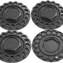 168mm 6.61in Wheel Center Caps for BBS-Style 09.24.004 09.24.028 Wheel Center Hubcaps, 2 Pack Black Center Cover Replacement