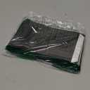 EUSOAR Aluminum Foil Bags for Hot Food, 100pcs 4.7"x8.6"x1.6" Black Grease Bag Disposable, Hamburger Wrappers Foil for Hot Food, Bakery Cookies, Treats, Snack, BBQ Take-out