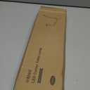 EDISHINE Curved LED Table Lamp, Modern Bedside Lamp with 3 Color Temperature & Stepless Dimming, Aluminum & Iron, Nightstand Lamp for Bedroom, Living Room, Black