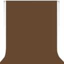Dark Brown Backdrop for Photoshoot, Professional Photo Backdrop Background Curtain for Product Photography, Portraits, Wedding, Party, Live Streaming Video Recording 7X10 FT