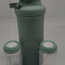 Momcozy 22oz Portable Breast Milk Cooler for Outdoor, Life Saver with 360 Total Cooling for 24 Hours, Larger Capacity Travel Breastmilk Chiller with 2pcs Baby Bottles for Breastmilk Storage, Green