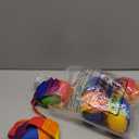 Chalyna 6 Pieces Throw and Catch Ball, Rainbow Tail Foam Ball Sports Comet Balls Soft Colorful Play Playground Toys Bulk for Indoor Outdoor Kids Adults School Training Gift, 23.62 Inch Long