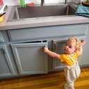 Safety 1st - Secure-to-Explore Adhesive Cabinet Locks Baby Proofing, Child Locks for Cabinets and Drawers (8 Locks), White