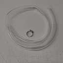 1/4 ID  3/8 OD - 25 ft Clear Plastic Vinyl Tubing, Flexible PVC Hose Lightweight Non-Toxic vinyl Tube for Transfer Water Air Oil