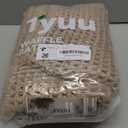 Waffle Bath Mat, Boho Bathroom Rugs Non Slip Washable Super Absorbent Quick Dry Farmhouse Bathroom Decor, 36"x24" / 3' x 2' Khaki