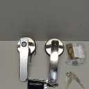 Fingerprint Door Lock, Fingerprint Door Knob Biometric Door Lock Smart Door Knob with App Control, Keyless Entry with Handle for Home Office Apartment Bedroom Nickel