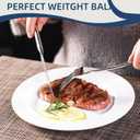 6-Piece Silverware Set Stainless Steel Flatware Set Service for 2 Includes Knives Forks Spoons Cutlery Utensil for Home Kitchen, Dishwasher Safe