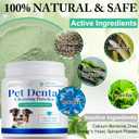ARMOYA Dog Dental Powder - Teeth Cleaning Powder for Dogs - Dog Dental Care - Plaque & Bad Breath Off Powder Dog - Dental Care Supplies for Dogs