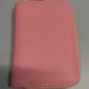 Easyoulife Genuine Leather Credit Card Holder Zipper Wallet With 26 Card Slots (small, Pink)