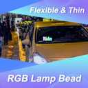 GOTUS LED Light Signs for Car,Programmable Flexible LED Sign,Bluetooth APP Control,Custom Text, Patterns, Animations