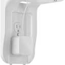 Suptek Wall Outlet Shelf, Home Wall Shelf Organizer for Outlets, Perfect for Bathroom, Kitchen, Bedrooms,Ideal for Cell Phone,Speaker up to 20lbs,With Cable Management and Detachable Hooks,White(S3W)