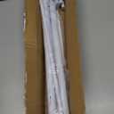Hanging Closet Rod, 2 Pack Adjustable Height & Width Closet Rods for Hanging Clothes-Closet Extender Hanging Rod Space-Maximizing Design Suitable for Hanging and Drying Clothes, White