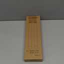 Honoson 5 Piece Flameless Advent Candle LED Taper Candles for Christmas Advent Rituals Holidays, Church, Celebration, Home Decor(Drop Wax Style)