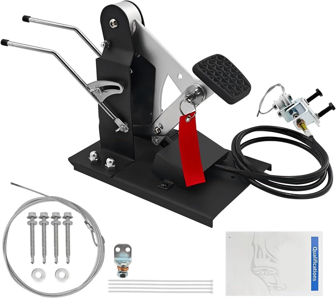 ACAR-B10 Universal Dual Brake Pedal Passenger Side Control System Fit for Driver Training & Multi-Vehicle Use, No-Drill Install, Anti-Slip Pedal ACAR-B10 Universal Dual Brake Pedal Passenger Side Control System Fit for Driver Training & Multi-Vehicle Use, No-Drill Install, Anti-Slip Pedal