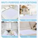 Incontinence Bed Pad Washable Waterproof, 34" x 52" Reusable Underpads for Adults Women Elderly Senior Pets, Leak Proof Pee Pads for Kids, Waterproof Sheet for Bed Couch Sofa Floor, Washable Puppy Pad