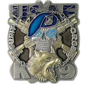 US Navy Chief Anchored Surface Warfare Military Challenge Coin And  USAF Security Forces K9 Air Force Veteran Collectible Military Challenge Coin, 150pcs