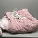 Dowin Electric Blanket King Size,100"x 90" Pink Heated Blanket Dual Controllers,Faux Fur & Sherpa, 5 Heating Levels & 10Hrs Auto Off, Over-Heat Protect, ETL, Machine Washable