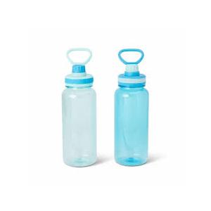 Everyday Living® Water Bottles Plastic - Blue, 2 pk / 32 oz