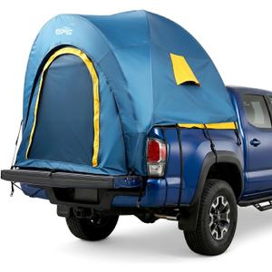Pickup Truck Tent for Camping 5.5-5.8FT Bed, PU2000mm Waterproof Truck Bed Tent with Rainfly, Comfortable and Roomy Pickup Bed Tent for 2 Person Car Camping, Full Size Short Bed