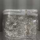 7 x 20FT Outdoor Clear Tarp Curtain Waterproof Wind-Proof 24 Mil Transparent Vinyl Tarp for Patio Pergola Garden Canopy Rainproof Anti-Tear PVC Thick Cover with Grommets