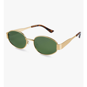 livho 2025 Trendy Oval Sunglasses - Stylish Polarized Shades for Everyday - Retro Metal Frames