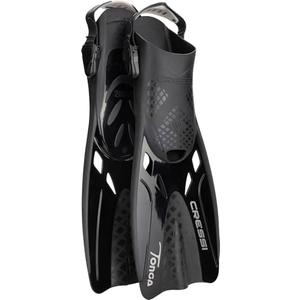 Cressi Adult Adjustable Snorkeling Fins with Ultra Resistant Buckles, Very Light, Ideal for Traveling - Tonga: Designed in Italy, Pink