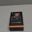 Digital Camera 4K for Photography and Video, 56MP Autofocus Vlogging Camera for YouTube, 3" 180 Flip Screen & 16X Digital Zoom, Compact Travel Cameras with 32GB SD Card for Beginners & Adults (Black)