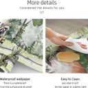 Forest Wallpaper Mural Sage Green Woodland Mountains Self-Adhesive Peel and Stick Wallpaper Rustic Nature Landscape Pine Tree Wall Decor Removable Contact Paper for Wall 59"X78.7"