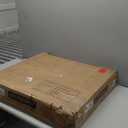 Dwanton Cat Litter Box Furniture Hidden, Cat Litter Box Enclosure, Reversible Entrance Can Be on Left or Right Side, Indoor Cabinet, Wooden Washroom, End Table, White and Warm Brown, 23.6" L (23.6 x 19.7 x 21.7 Inches)