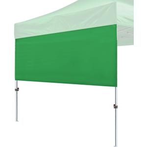 Eurmax USA 10Ft Instant SunWall Half Sidewall for Pop Up Canopy Tent,1 Pack Sidewall Only (Kelly Green)