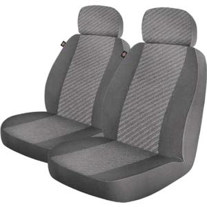 DICKIES 3003418LD, Morrisey Gray 2-Piece Seat Cover Set, Grey