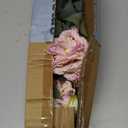 34.5" Pink Artificial Flowers Silk Fake Flower 3Pcs Eustoma Lisianthus Flowers with Long Stem Faux Flowers Arrangement Branch with 4 Heads for DIY Wedding Party Centerpiece Bouquet Table Home Decor