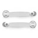 2 x Child Safety Cabinet Locks, 2-Pack Baby Proofing Latches with Safe Quick & Easy 3M Adhesive, No Drilling/Screws Childproofing Strap Locks for Drawer, Furniture, Door, Fridge, Oven & Toilet Seat