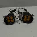 HECASA LED Fog Lights Pair Compatible with 2012-2023 Toyota Tacoma & 10-22 4Runner & 14-22 Tundra Fog Lamps (Left&Right)