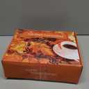 4 Pack Fall Decor Garland - Fall Thanksgiving Decorations for Home - 23.6Ft Maple Leaves Garland with Lights Battery Operated for Mantle Fireplace Table Indoor Outdoor Autumn Halloween Christmas Decor