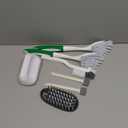 Holikme 6Pack Kitchen Cleaning Brush, Green