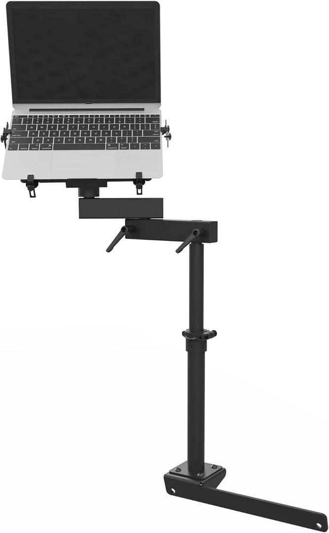 Truck Laptop Mount Fit for 2012-2025 Dodge Ram 1500 2500 3500 4500 5500, No-Drill Vehicle Computer Mount for Truck