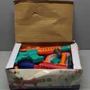 Marlrin Shooting Games Toys for Age 5 6 7 8 9 10+ Year Old Boys, Kids Toy Sports & Outdoor Game with Moving Shooting Target & 2 Popper Air Toy Guns & 24 Foam Balls, Gifts for Boys and Girls