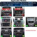 5GWifi Upgrade Car Radio for Subaru Impreza WRX 2008-2014, XV Crosstrek 2012-2014, Forester 2009-2018, Head Unit 6.8in Touchscreen Stereo Accessories Wireless Carplay Android Auto GPS FM Backup Camrea
