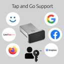 Kensington VeriMark Gen2 USB-A Fingerprint Key Reader - Windows Hello & Windows Hello for Business, Tap and Go, Anti-Spoofing (K64704WW)