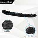 Front Bumper Lower Grille W/Sensor Cap Cover Compatible With Ram 1500 2019-2023 3.6L 5.7L Replace# 68414138AA Only For DT Body Style