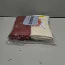 Fesciory Christmas Stockings, 6 Pack 18" Large Knit Stocking & Decor for Family Holiday Xmas Party Gift, Burgundy&Ivory&Green