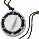 Miles Kimball Portable Neck Timer, Fridge Timer, White
