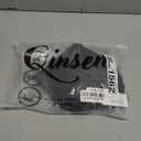 QINSEN Women's Sexy Square Neck Shirt Long Sleeve Double Lined Tees Fitted Going Out Tops (Medium, Dark Grey)