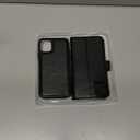 Bocasal for iPhone 11 Wallet Case with Card Holder PU Leather Magnetic Detachable Kickstand Shockproof Wrist Strap Removable Flip Cover for iPhone 11 6.1 inch (Black)