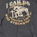 Miftees The Champ is Here Black Classic Fit Collarless Crew Neck Short Sleeve T-Shirt - Men's Grey Small
