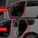 66FT Universal Car Weather Stripping, Self-Adhesive Door Rubber Seal Strip, Auto Engine & Window Noise Insulation (47/100" x 2/5")