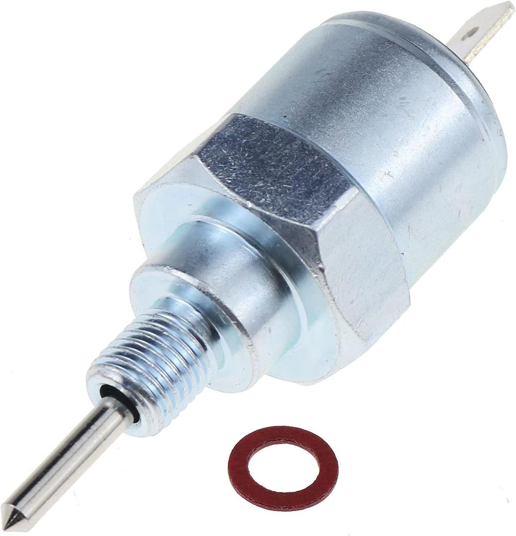 DVPARTS Fuel Shut Off Solenoids M120522 M117548 Compatible with John Deere 240 265 F710 GT242 GT275 LX172 LX176 21188-2010 21188-2007 Kawasaki FC401V FC420V FV540V