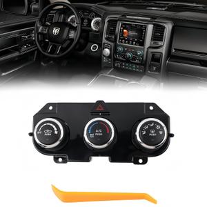 p68236776ab AC Heater Climate Control Panel Compatible with 2014-2018 Dodge Ram 1500 3500/2019-2024 Ram 1500 Classic, OE 68186217AD 68236776AB 68239170AA