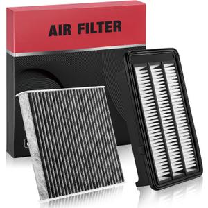 BDFHYK 2 PCS CA12050 Engine Air Filter and CF11182 Cabin Air Filter Compatible with Honda Civic 2016-2021 1.5L 2.0L, CR-V 2017-2023 1.5L